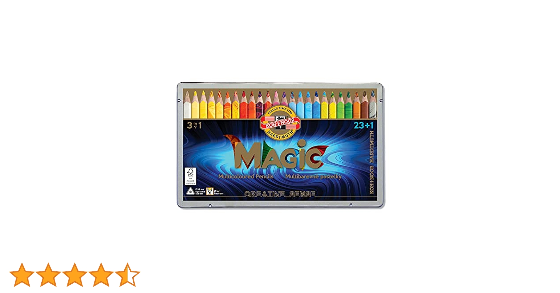 Amazon.co.jp: コヒノール 色鉛筆 マジックペンシル 24色セット